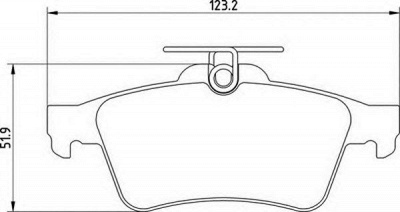 MAGNETI MARELLI 363700201489 -  Комплект тормозных колодок, дисковый тормоз